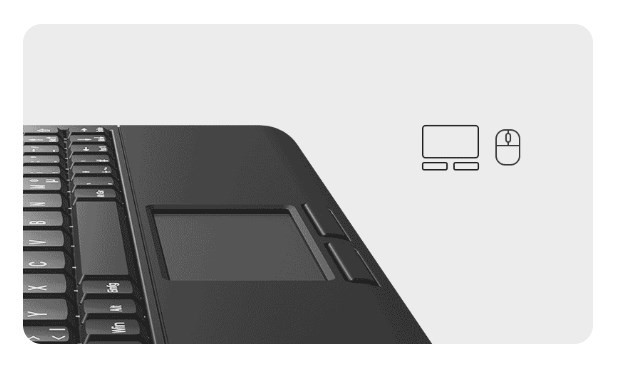 KeySonic KSK-3211ELU (DE) klawiatura Dom USB QWERTZ Niemiecki Czarny