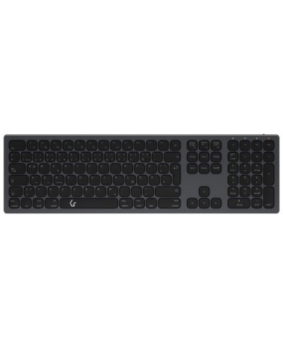 KeySonic KSK-8023BTRF (DE) klawiatura Uniwersalne Bluetooth QWERTZ Niemiecki Antracyt, Czarny