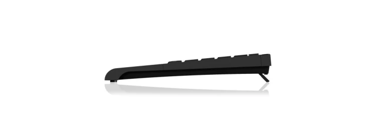 KeySonic ACK-540U+ (UK) klawiatura Biuro USB QWERTY British English Czarny
