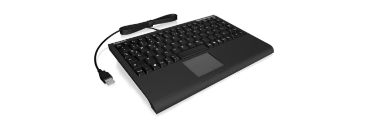 KeySonic ACK-540U+ (UK) klawiatura Biuro USB QWERTY British English Czarny