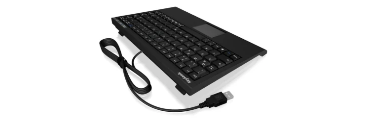 KeySonic ACK-540U+ (UK) klawiatura Biuro USB QWERTY British English Czarny
