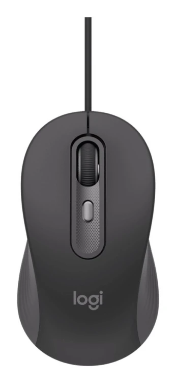 Logitech 920-013343 klawiatura Dołączona myszka Dom/Biuro USB QWERTZ Niemiecki Grafitowy