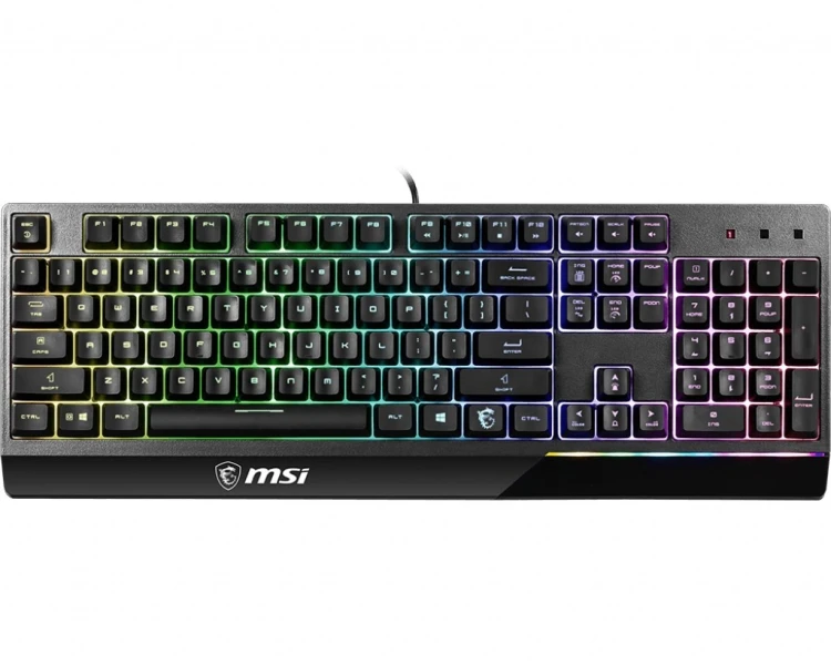 MSI Vigor GK30 klawiatura Gaming USB QWERTZ Niemiecki Czarny