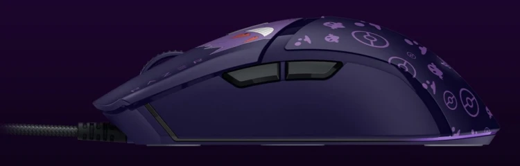 Razer Cobra Gengar Edition myszka Gaming Po prawej stronie USB Typu-A Optyczny 8500 DPI