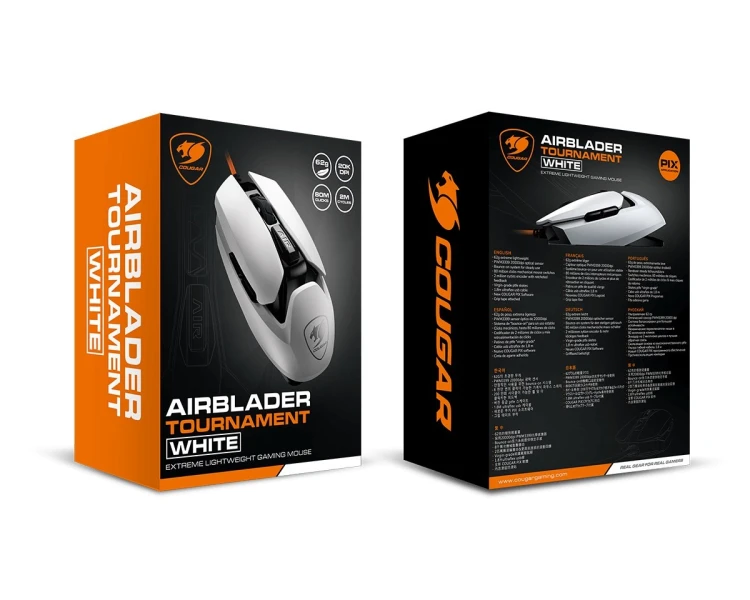 COUGAR CGR-WONW-M487 myszka Gaming Po prawej stronie USB Typu-A Optyczny 20000 DPI