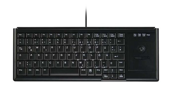 Contour Design Active Key AK-4400-TU klawiatura Przemysłowy USB QWERTZ Niemiecki Czarny