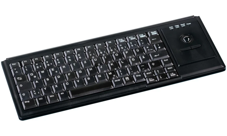 Contour Design Active Key AK-4400-TU klawiatura Przemysłowy USB QWERTZ Niemiecki Czarny