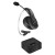 LogiLink BT0059 słuchawki/zestaw słuchawkowy Bezprzewodowy Opaska na głowę Biuro/centrum telefoniczne Bluetooth Podstawka do ładowania Czarny