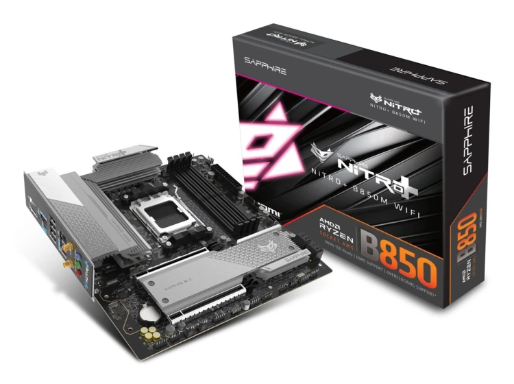 Sapphire NITRO+ B850M WIFI AMD B850 Gniazdo AM5 micro ATX