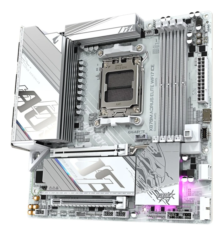 Gigabyte X870M AORUS ELITE WIFI7 ICE      (X870,AM5,ATX,DD