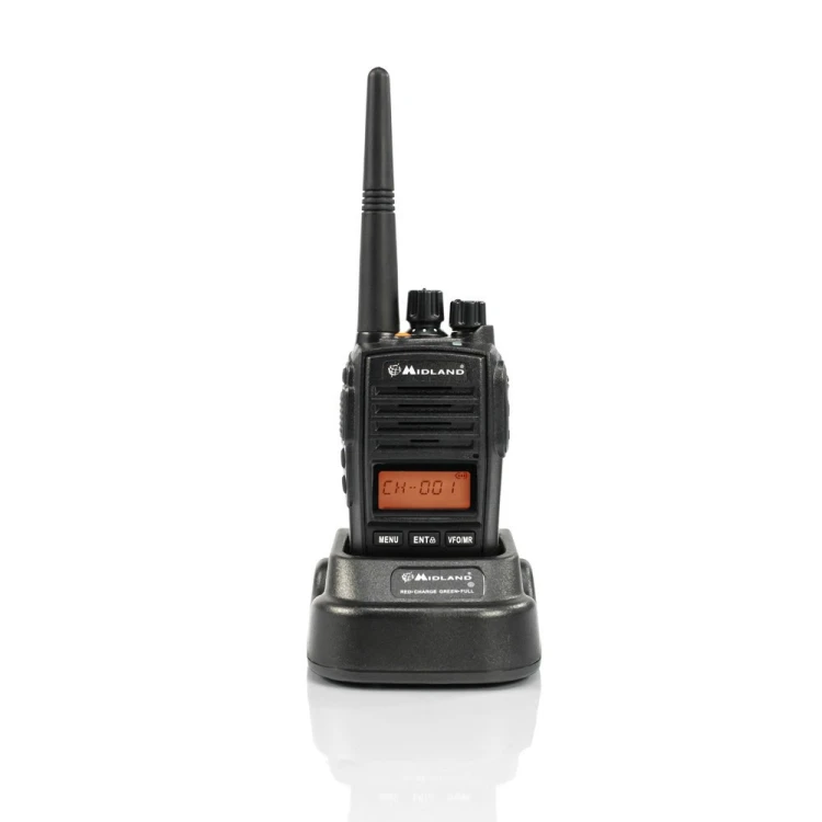 Midland G18 - PMR446 krótkofalówka 8 kan. 446.00625 - 446.09375 MHz Czarny