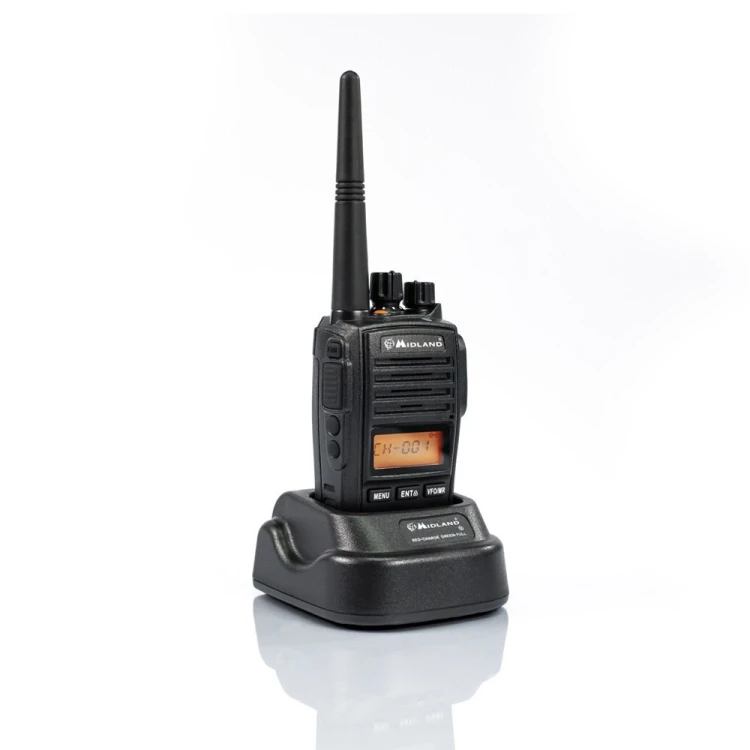 Midland G18 - PMR446 krótkofalówka 8 kan. 446.00625 - 446.09375 MHz Czarny