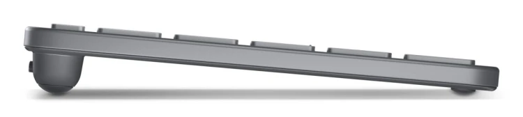 Lenovo Multi-Device Wireless Keyboard Niemiecki USB Type-C Szary