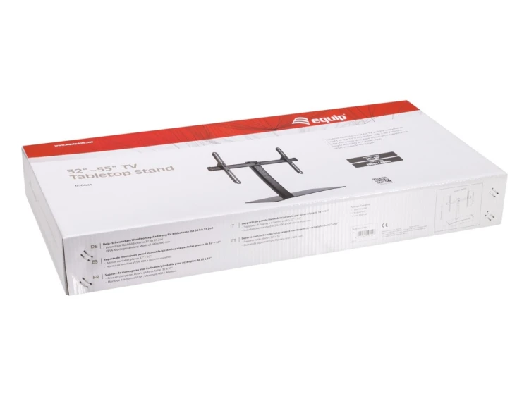 Equip 650601 uchwyt do telewizorów 139,7 cm (55") Czarny