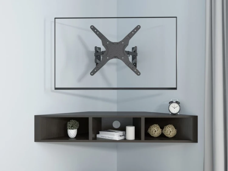 Equip 650328 uchwyt do telewizorów 139,7 cm (55") Czarny