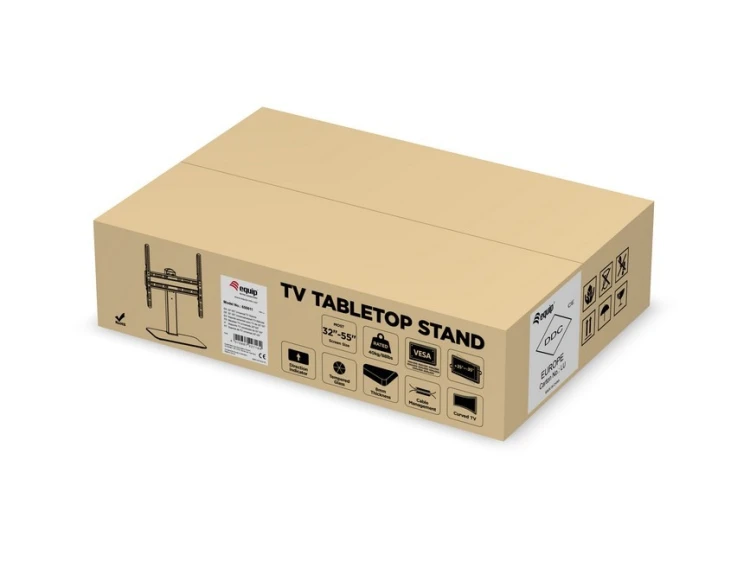 Equip 650611 uchwyt do telewizorów 139,7 cm (55") Czarny