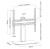 Equip 650611 uchwyt do telewizorów 139,7 cm (55") Czarny