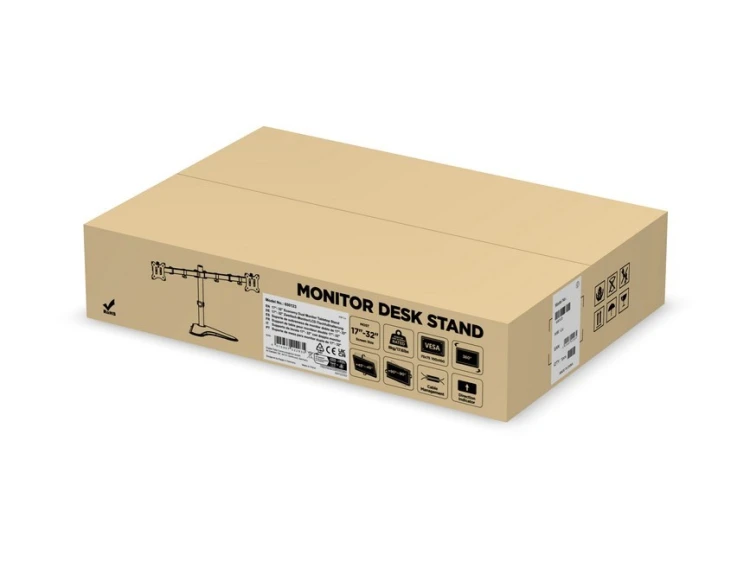 Equip 650123 uchwyt / stojak do monitorów 81,3 cm (32") Biurko Czarny
