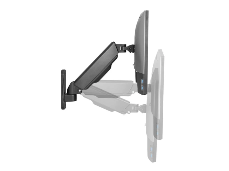 Equip 650136 uchwyt / stojak do monitorów 81,3 cm (32") Ściana Czarny