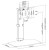 Equip 650126 uchwyt / stojak do monitorów 81,3 cm (32") Biurko Czarny