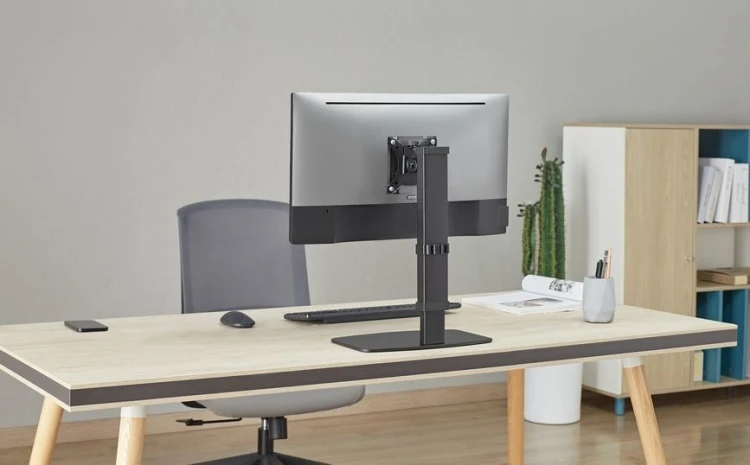 Equip 650126 uchwyt / stojak do monitorów 81,3 cm (32") Biurko Czarny