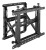 Equip 650352 uchwyt / stojak do monitorów 177,8 cm (70") Ściana Czarny