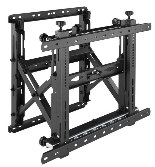 Equip 650352 uchwyt / stojak do monitorów 177,8 cm (70") Ściana Czarny