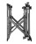 Equip 650352 uchwyt / stojak do monitorów 177,8 cm (70") Ściana Czarny