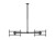Equip 650376 uchwyt do telewizorów 152,4 cm (60") Czarny
