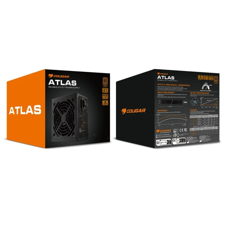 COUGAR CGRVG-750 moduł zasilaczy 750 W 24-pin ATX ATX Czarny