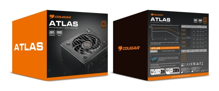 COUGAR CGRBD-550 moduł zasilaczy 550 W 20+4 pin ATX Czarny