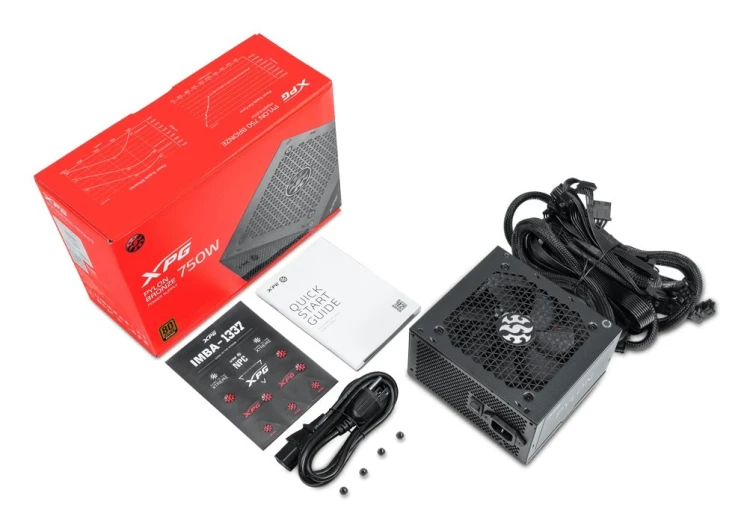 XPG PYLON 650W moduł zasilaczy 24-pin ATX ATX Czarny