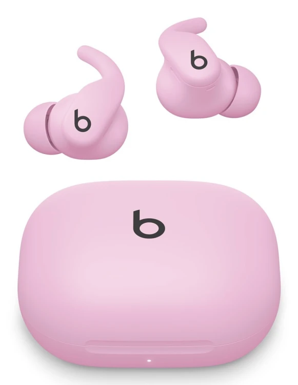 Bezprzewodowe słuchawki treningowe Apple Powerbeats Fit z redukcją szumów i Ultimate Secure Fit - Power Pink