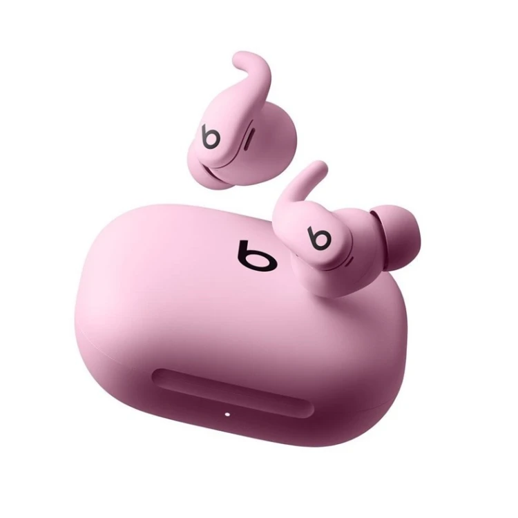 Bezprzewodowe słuchawki treningowe Apple Powerbeats Fit z redukcją szumów i Ultimate Secure Fit - Power Pink