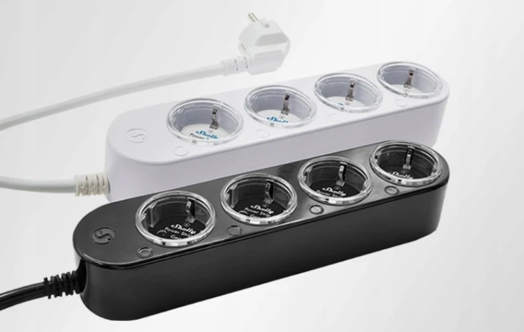Inteligentna listwa zasilający Shelly Power Strip 4 Gen4 White