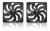 Noctua 140mm NF-A14x25 G2 PWM Sx2 PP chromax.black edition - zestaw dwóch wentylatorów