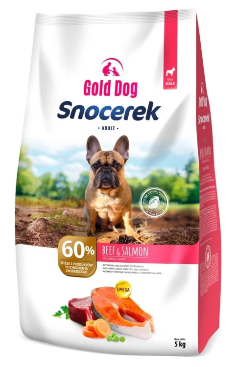 Gold Dog Snocerek Adult Beef & Salmon 5kg