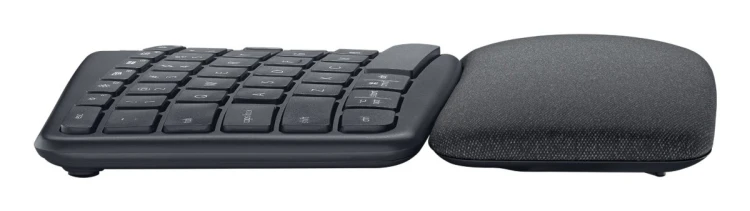 Logitech ERGO K860 for Business klawiatura Biuro Bluetooth Niemiecki Grafitowy