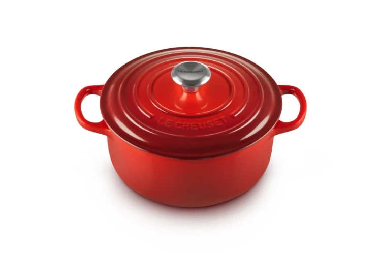 Le Creuset Signature Roaster okrągły 22cm wiśniowy