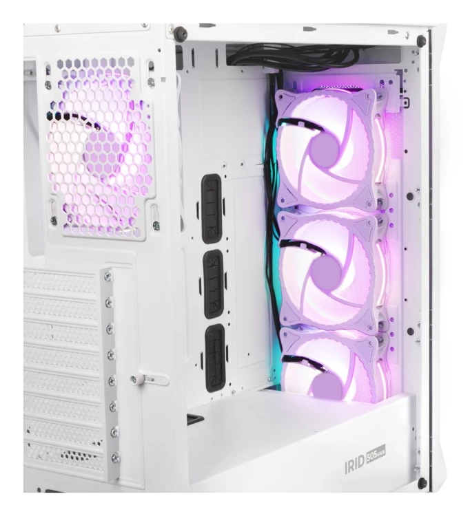 GENESIS OBUDOWA IRID 505 ARGB BIAŁA MIDI TOWER NPC-1872