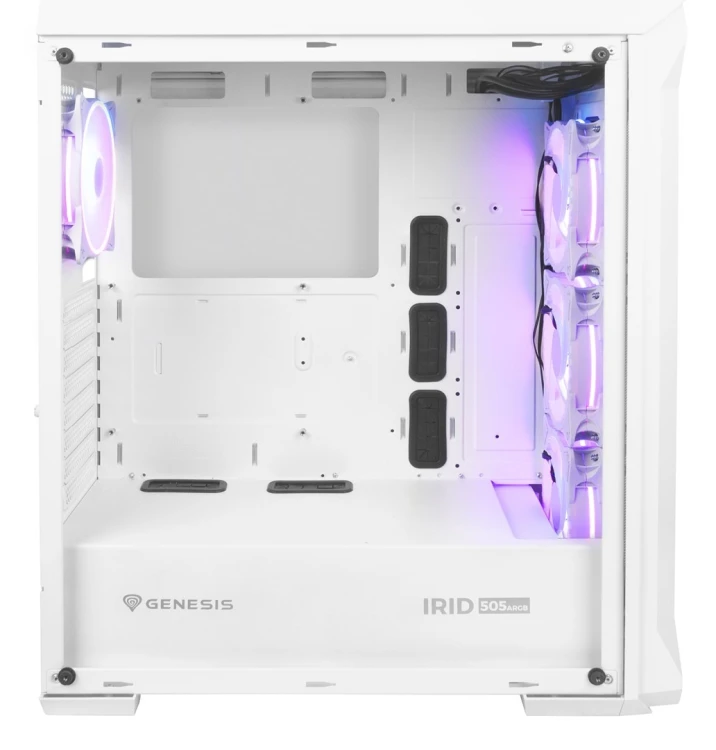 GENESIS OBUDOWA IRID 505 ARGB BIAŁA MIDI TOWER NPC-1872