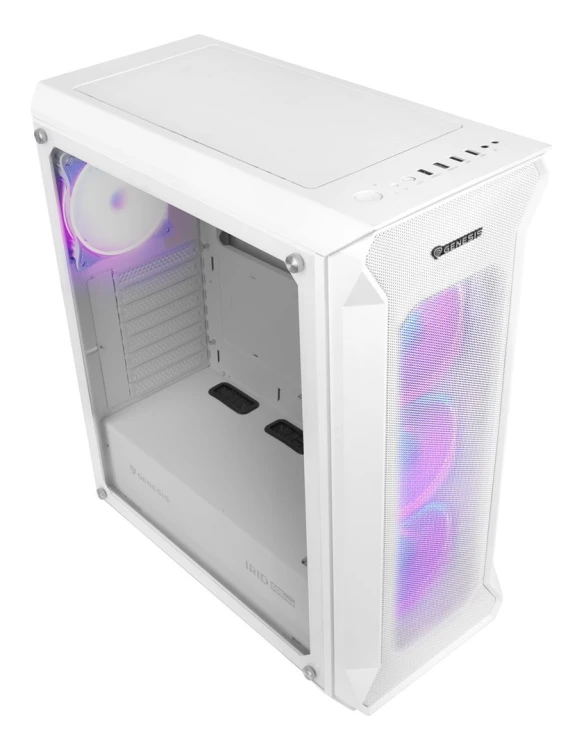 GENESIS OBUDOWA IRID 505 ARGB BIAŁA MIDI TOWER NPC-1872