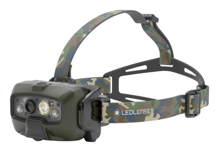 Latarka Ledlenser HF8R Core RGB camouflage