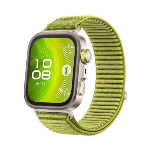 Smartwatch Huawei Watch FIT4 Pro, 3D Woven Žalias Strap, Titanium Body, Seiya-B29