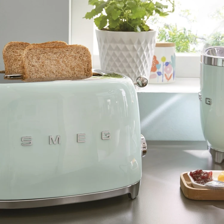 Toster SMEG TSF01PGEU pastelowy zielony