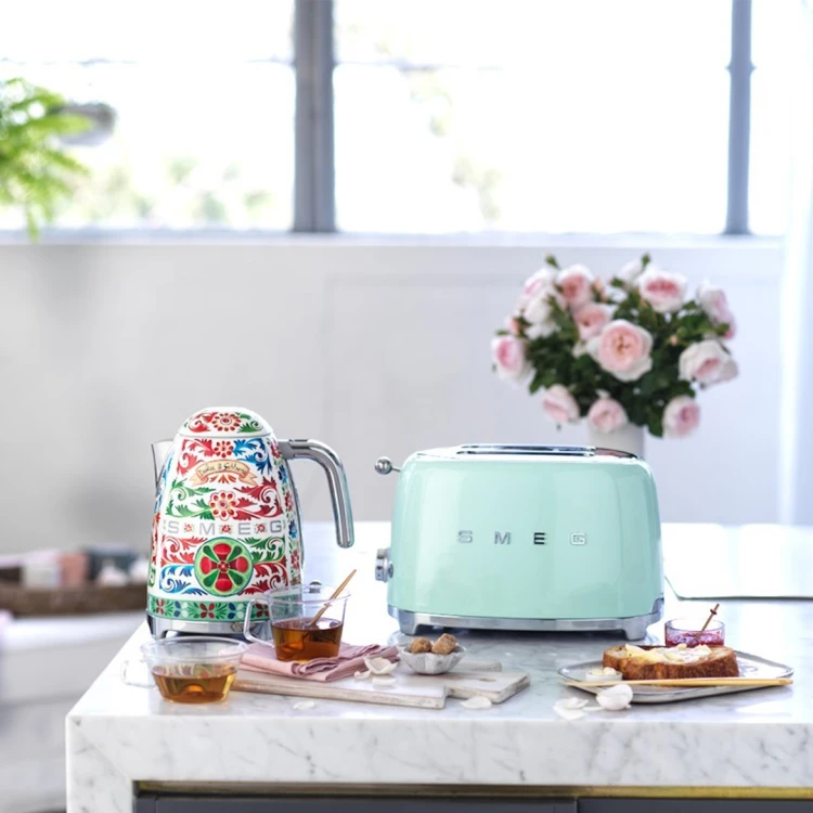 Toster SMEG TSF01PGEU pastelowy zielony