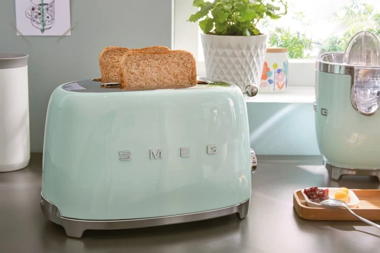 Toster SMEG TSF01PGEU pastelowy zielony