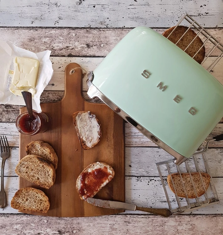 Toster SMEG TSF01PGEU pastelowy zielony