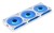 Wentylator Lian Li UNI FAN SL-INF 120 ARGB z odwróconymi łopatkami, 3-pak z kontrolerem - 120mm, biały