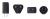 UAG 3in1 Travel Charger - bezprzewodowa ładowarka podróżna do trzech urządzeń 15W, kompatybilna z MagSafe, kabel, wtyczki i organizer w zestawie (blac